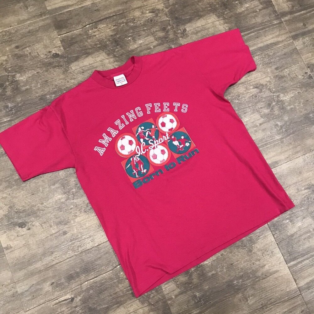 Vintage Tennessee River Captain's Tshirt Men Size XL USA Single Stitch‎ Soccer